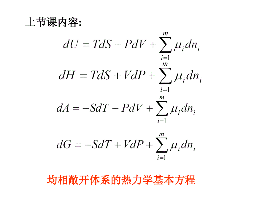 化工热力学课件：第6章溶液热力学基础 第2讲d_第1页