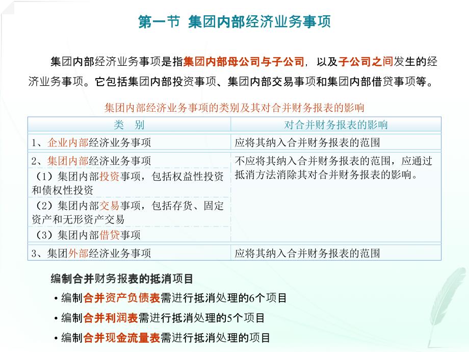 企业合并会计三购并日后的合并财务报表课件_第3页