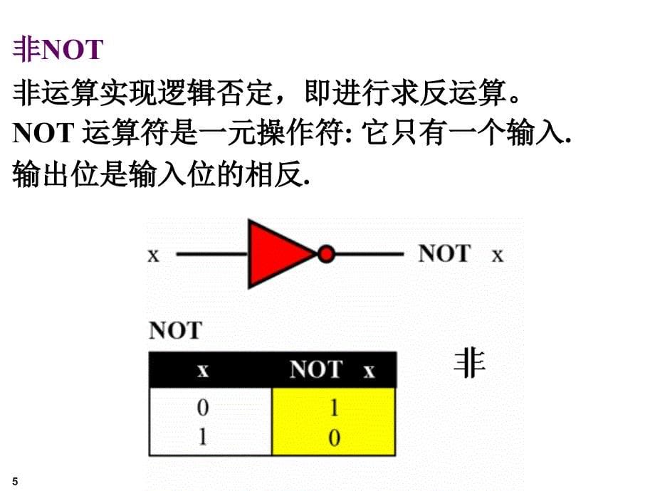 计算机导论PPT第四章_数据运算_第5页