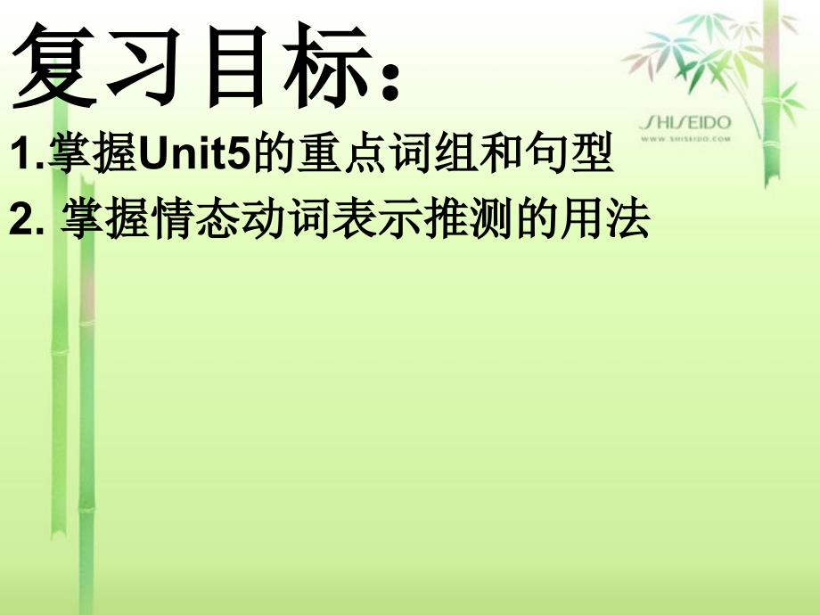 新目标九年级Unit5复习课件_第2页