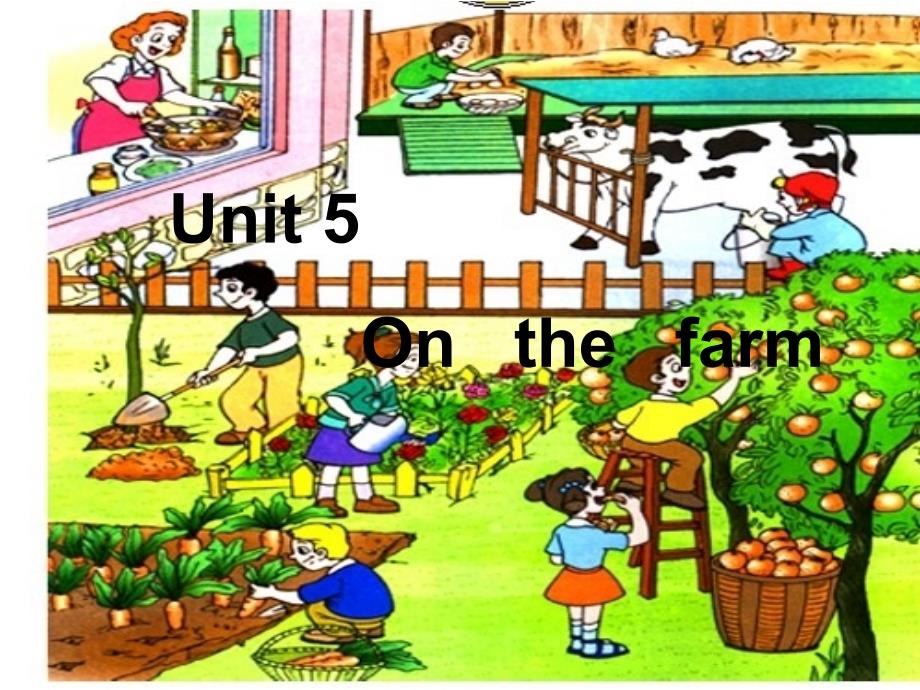 牛津小学英语6A_Unit5_on_the_farm课件_第1页