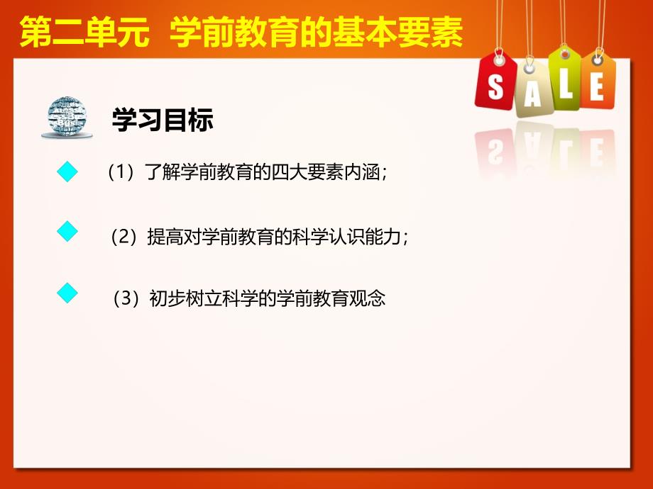 第二单元学前教育的基本要素 《学前教育概论》教学课件_第2页