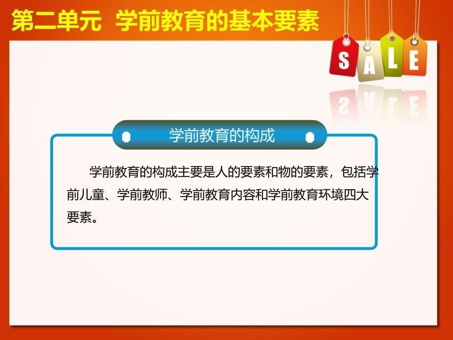 第二单元学前教育的基本要素 《学前教育概论》教学课件_第5页