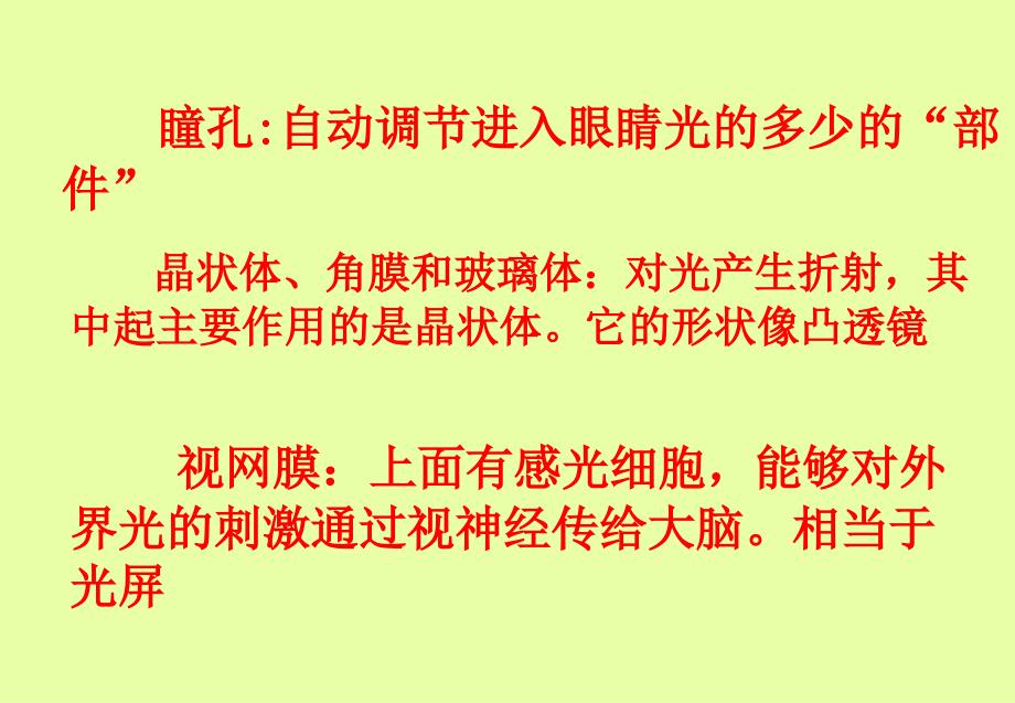 新课标沪科版初中物理八年级第四章第六节眼睛与视力矫正精品课件_第3页