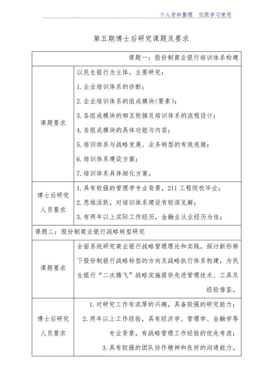 博士后研究报告课题及具体要求_第2页