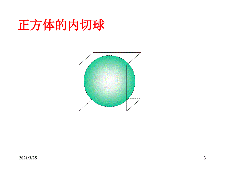 球的内切与外接问题讲课PPT课件_第3页