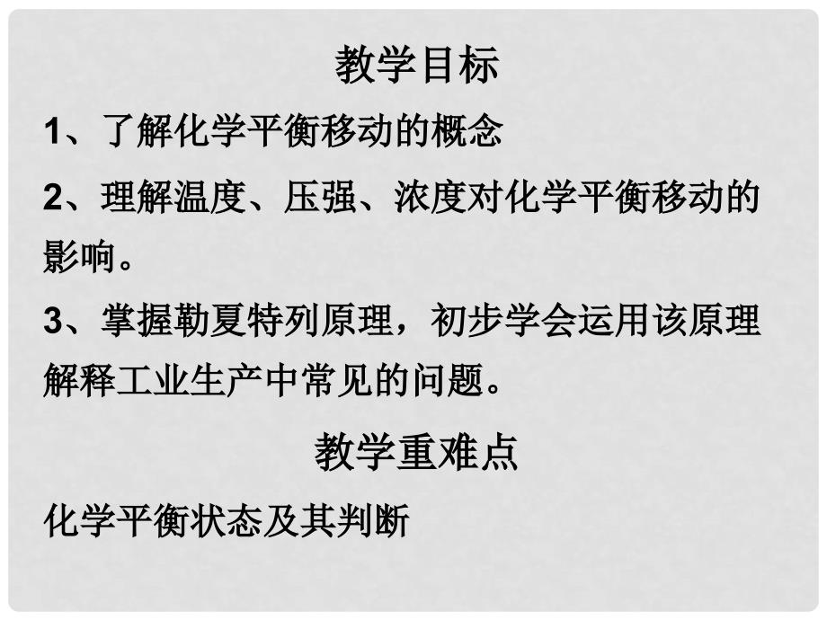 高三化学 第二章 化学反应速率和化学平衡复习课 课件_第2页