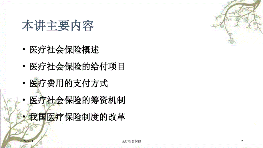 医疗社会保险课件_第2页