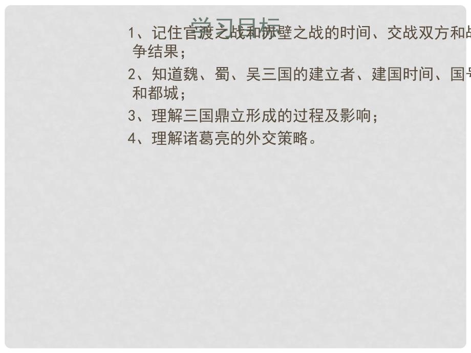 七年级历史上册 第四单元 魏晋南北朝的动荡与进步 18 三国鼎立课件6 冀教版_第3页