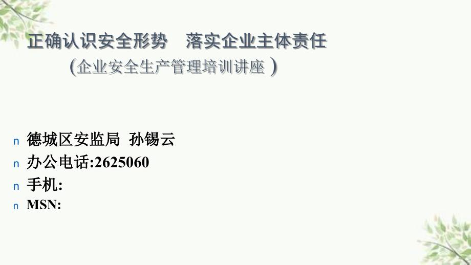 企业安全生产管理培训班课件_第3页