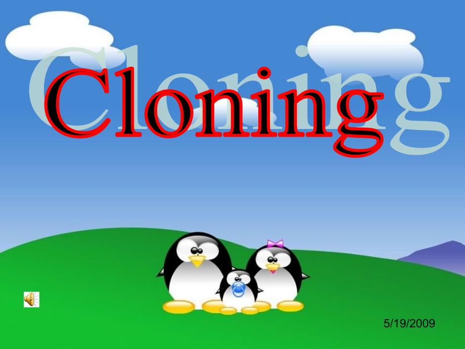 人教版高中英语课件：the important events in cloning history_第1页