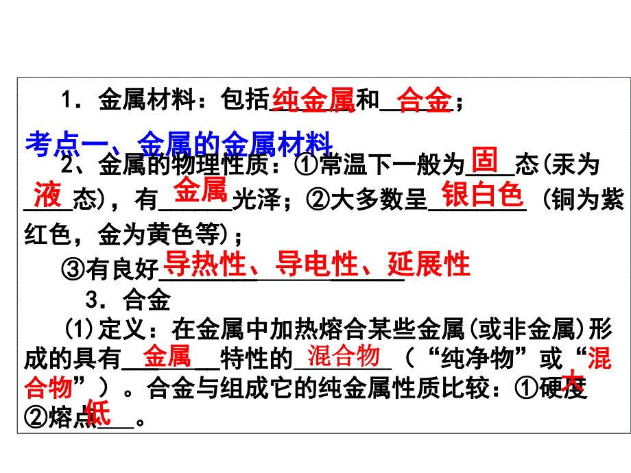 金属的性质和应用复习_第4页