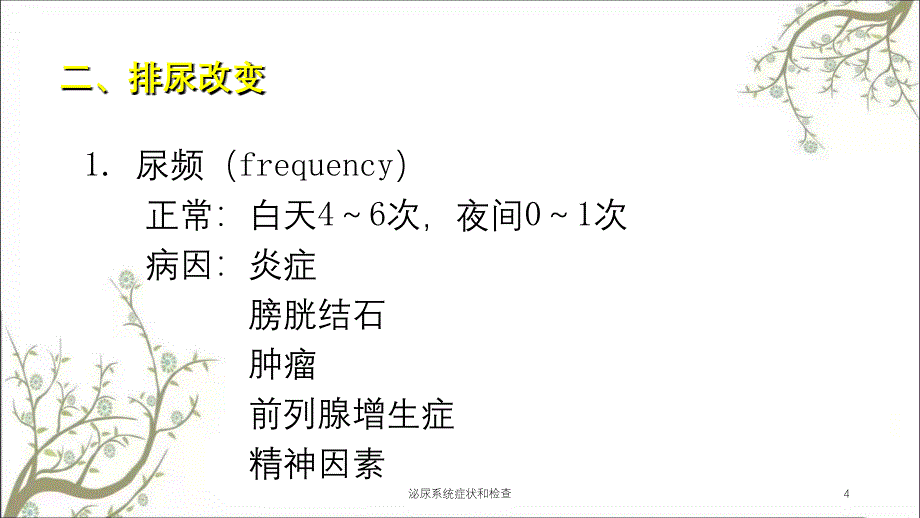 泌尿系统症状和检查课件_第4页