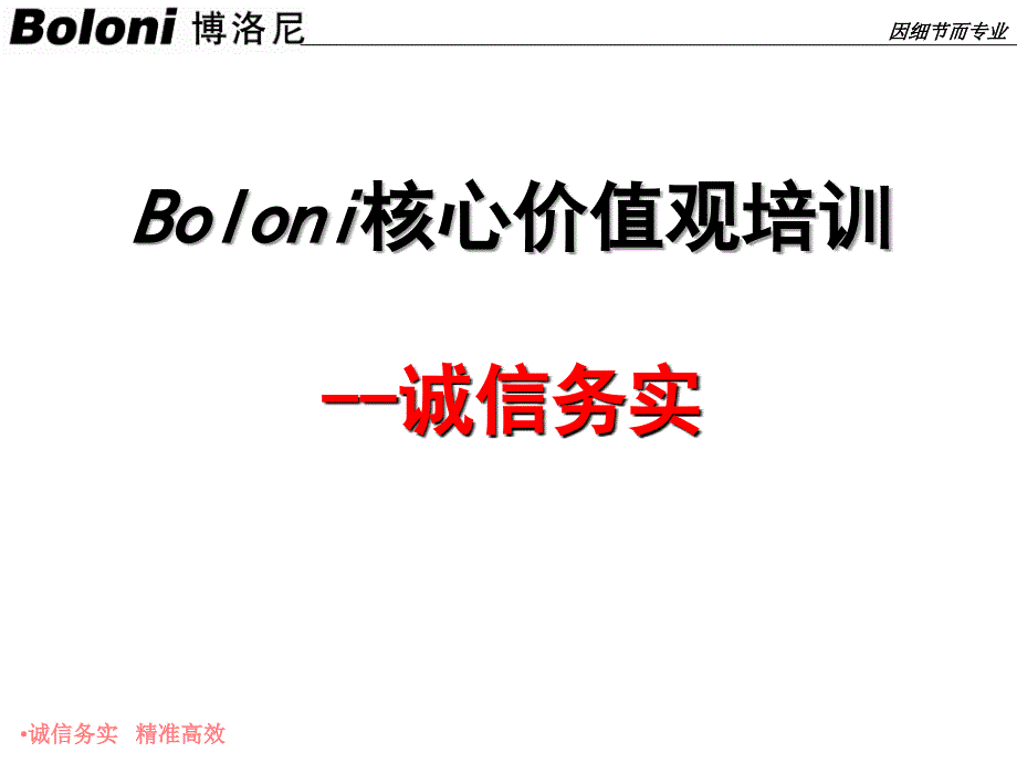 诚信务实与精准课件_第1页