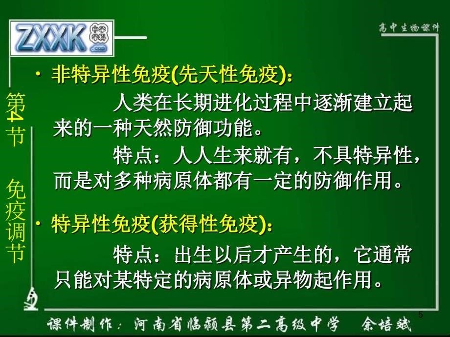 人教版教学课件免疫调节课件_第5页