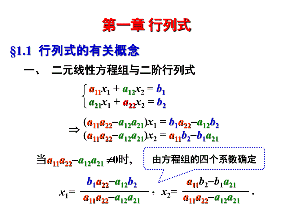 线性代数电子教案第一二章_第1页