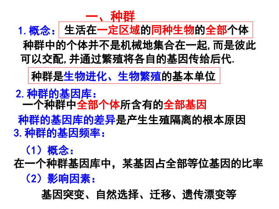 备选课件：现代生物进化理论的主要内容_第2页