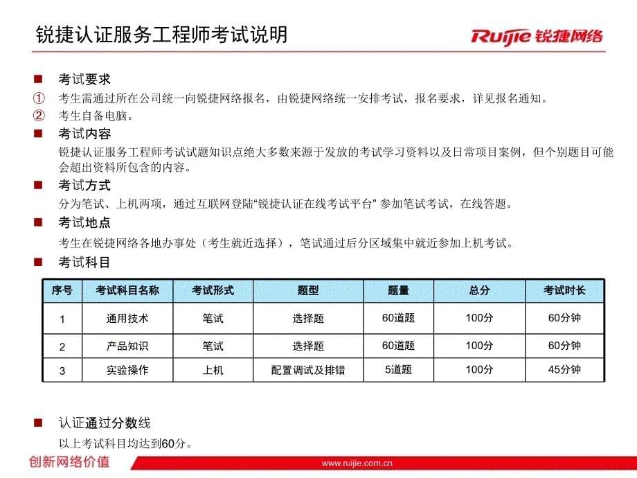 锐捷服务工程师认证体系_第5页