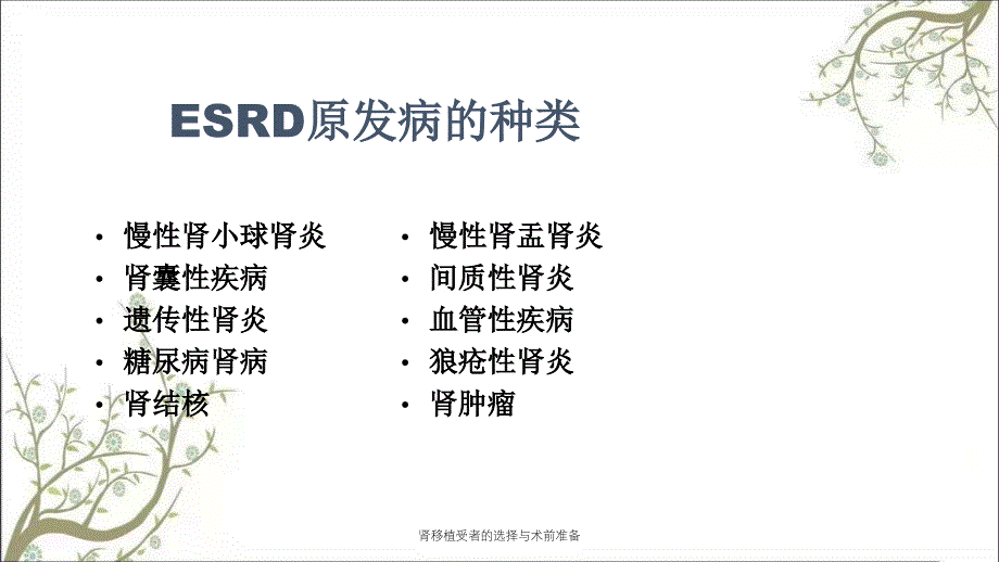 肾移植受者的选择与术前准备课件_第2页