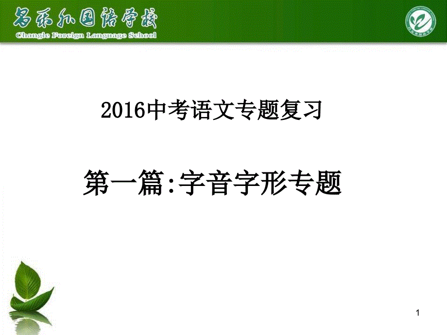 字音字形复习优秀课件_第1页