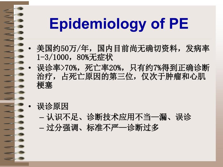 中国急性肺栓塞诊断治疗专家共识ppt课件_第4页