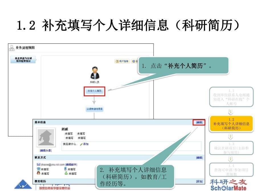 如何检索统计申请与在研项目科研人员PPT课件_第5页