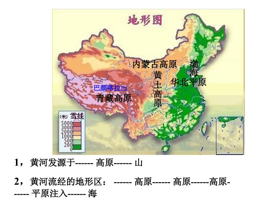 新课标人教版初中地理八年级上册第二章三节《黄河的治理》_第3页