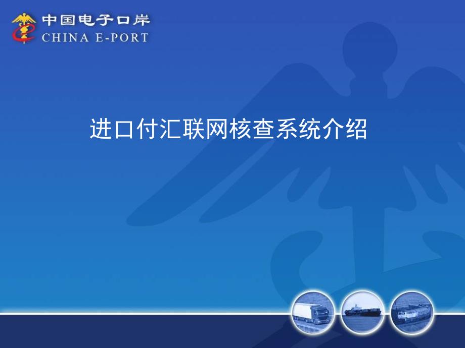 进口付汇联网核查系统介绍_第1页