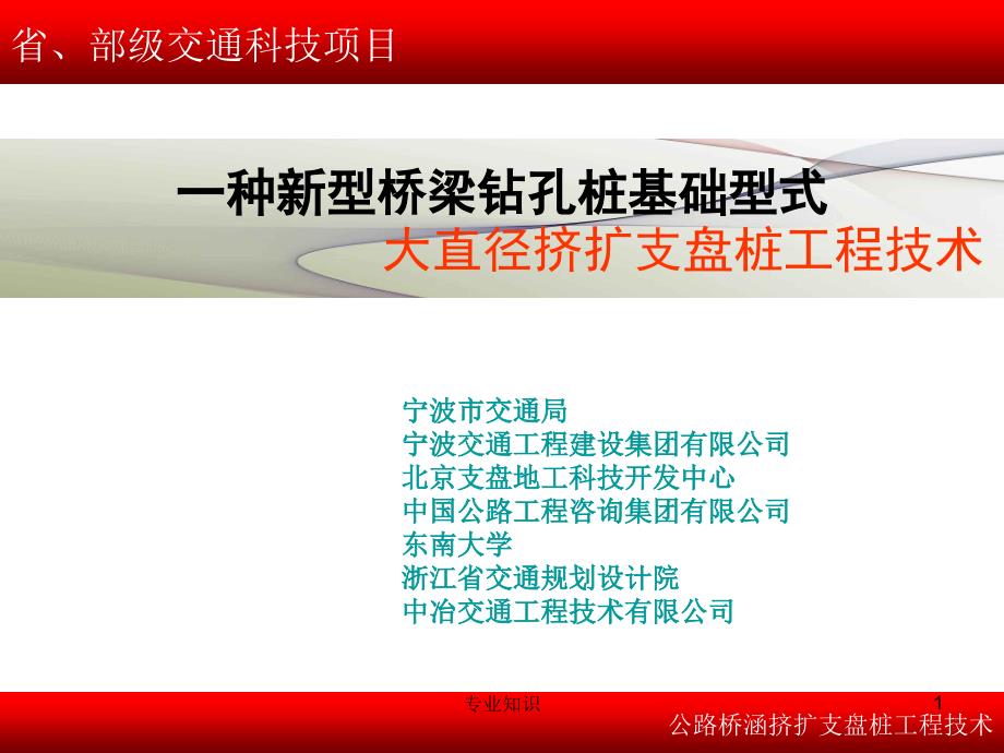 一种新型桥梁钻孔挤扩支盘桩专业材料_第1页