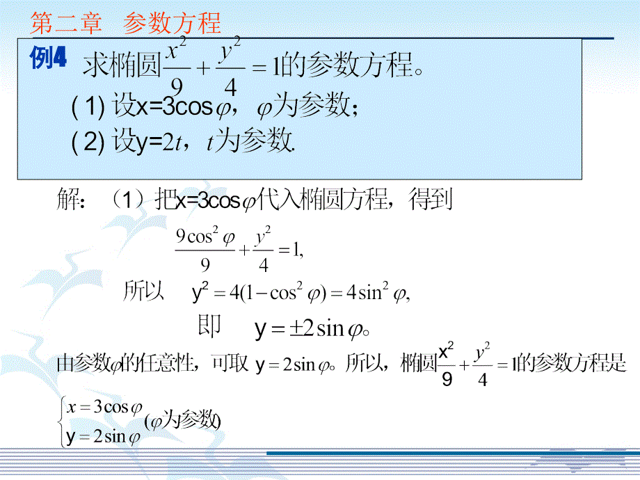 椭圆的参数方程_第2页