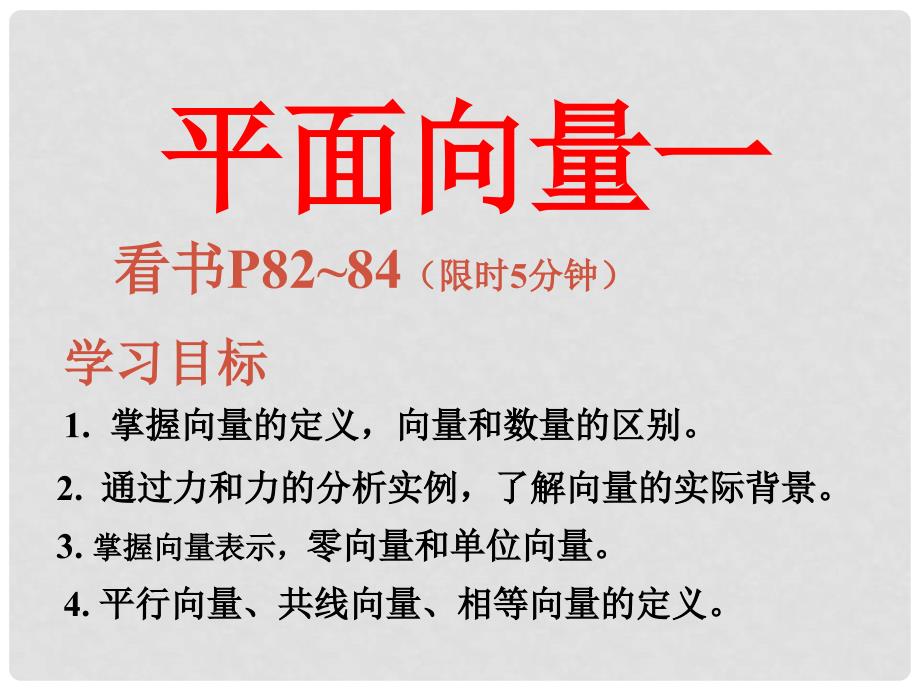 高中数学 2.1 平面向量的意义1优质课比赛课件_第1页