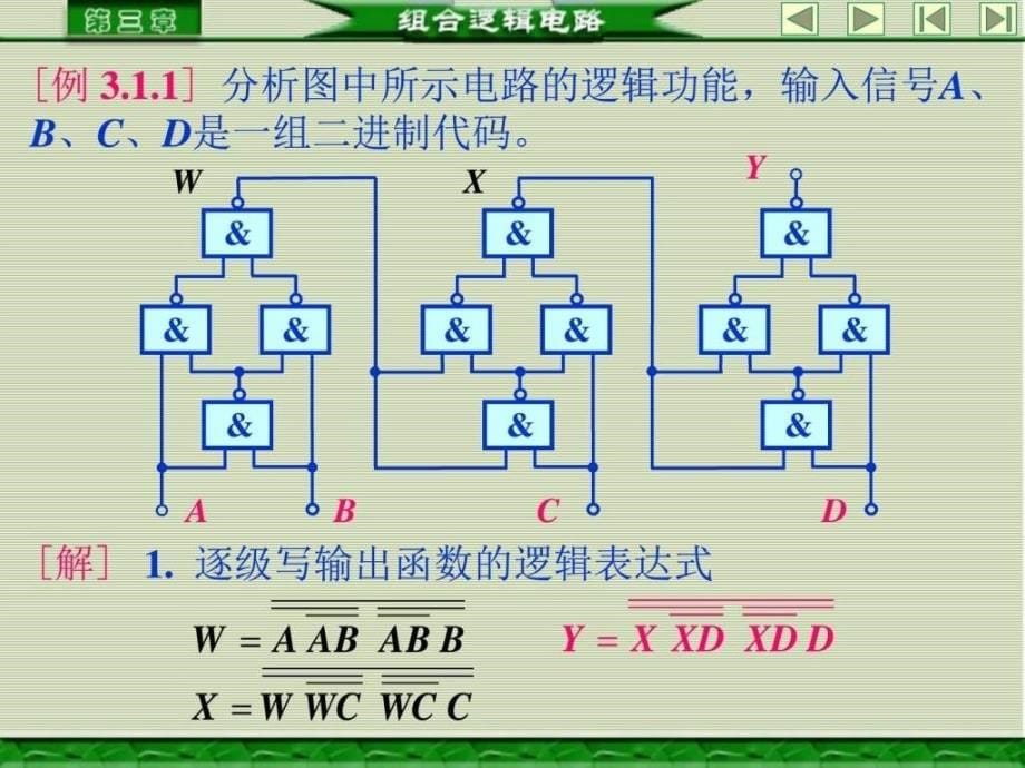 组合电路的分析方法和设计方法_第5页