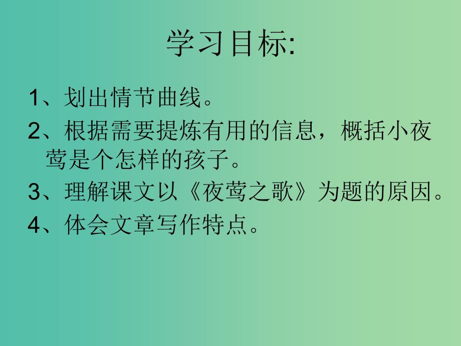 六年级语文上册《夜莺之歌》课件1 北师大版_第2页