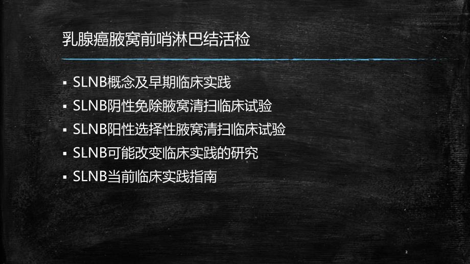 乳腺癌前哨淋巴结活检PPT参考幻灯片_第2页