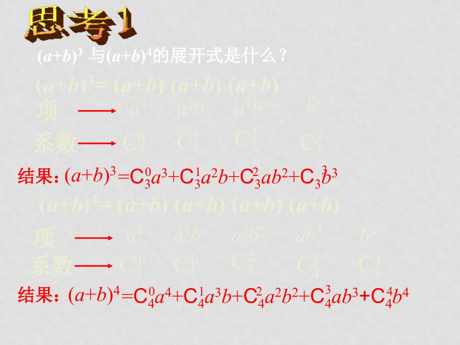 高中数学：1.3 .1二项式定理课件 新课标人教A版选修23_第4页