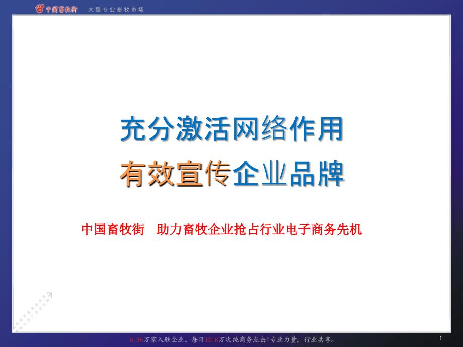 充分激活网络作用有效宣传企业品牌_第1页