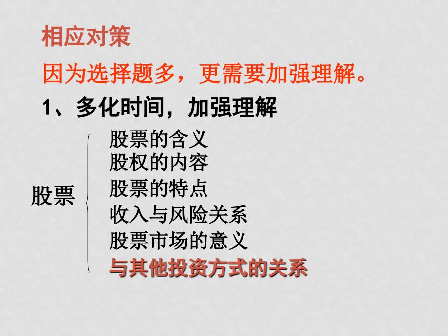 对症下药提高实效高三政治《经济生活》《文化生活》高考复习感想和设想课件_第4页