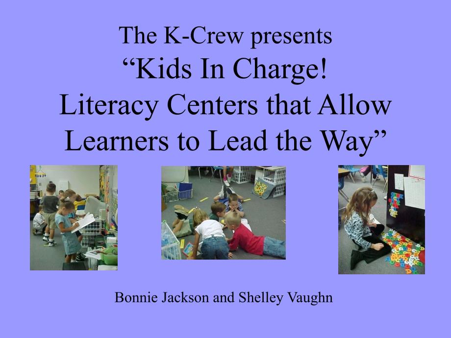 The KCrew presents Innovative Literacy Centers= Reading ：该kcrew提出“创新素养中心=阅读_第1页