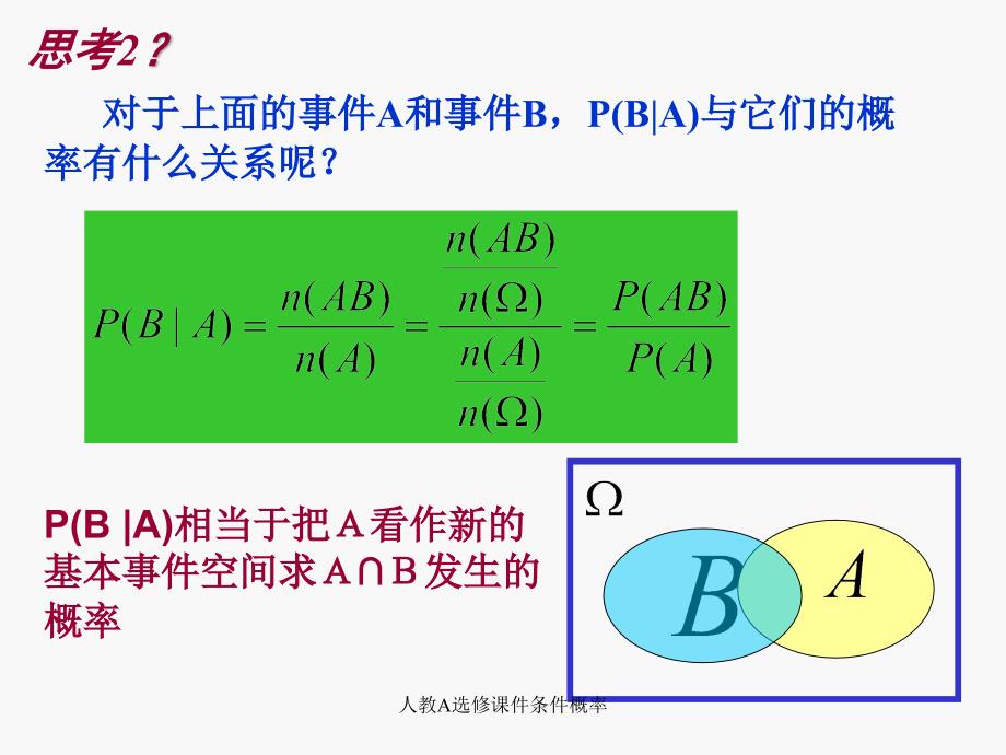 人教A选修课件条件概率课件_第4页