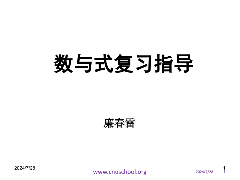 初三数学复习指导.ppt_第1页