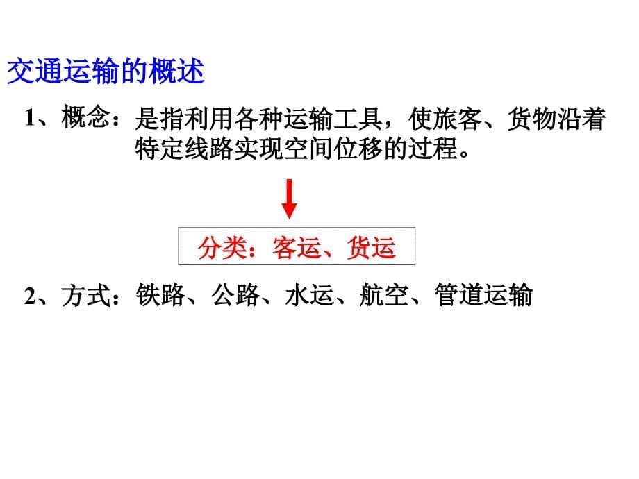 高中地理湘教版必修2第三章第四节交通运输布局及其对区域发展的影响_第5页