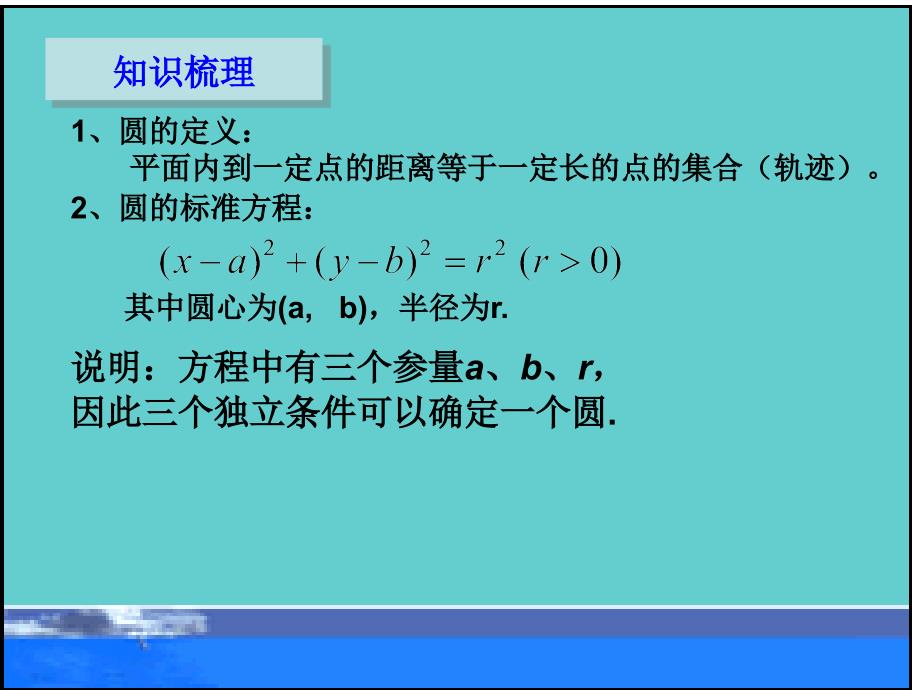 高三数学一轮复习圆的方程复习.ppt_第2页