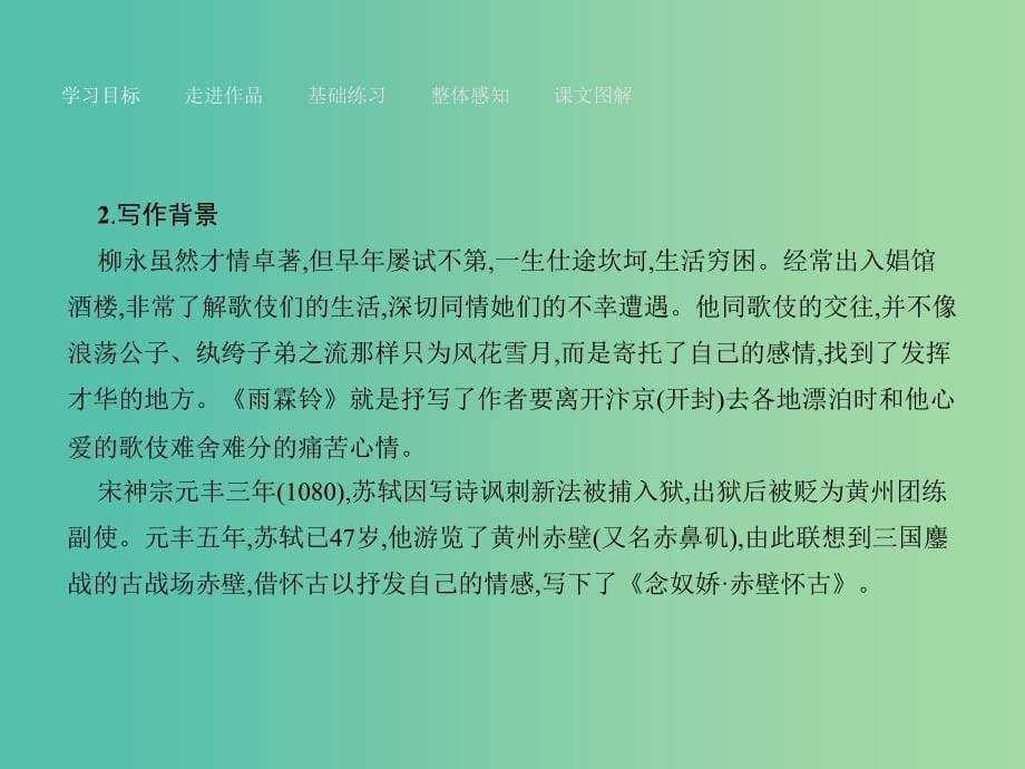 高中语文 4.17 宋词四首课件 粤教版必修3.ppt_第5页