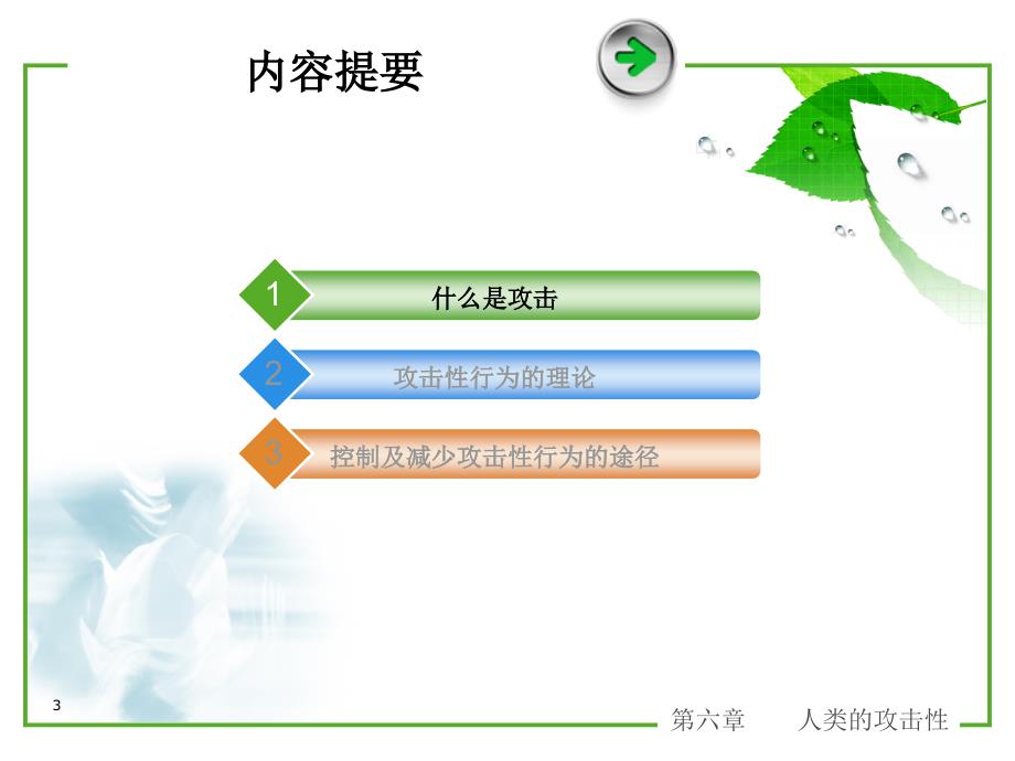 社会心理学第六章人类的攻击性_第3页