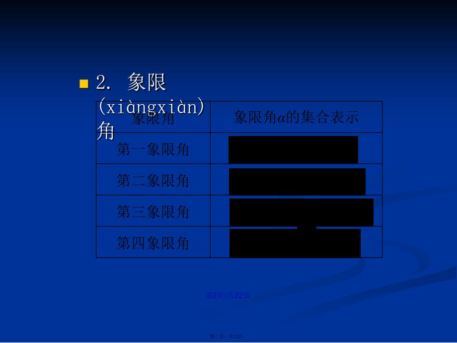 任意角和弧制及任意角的三角函数学习教案_第3页