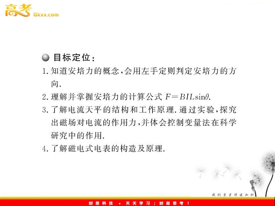 高中物理：5.4《探究安培力》课件（沪科版选修3-1）_第3页