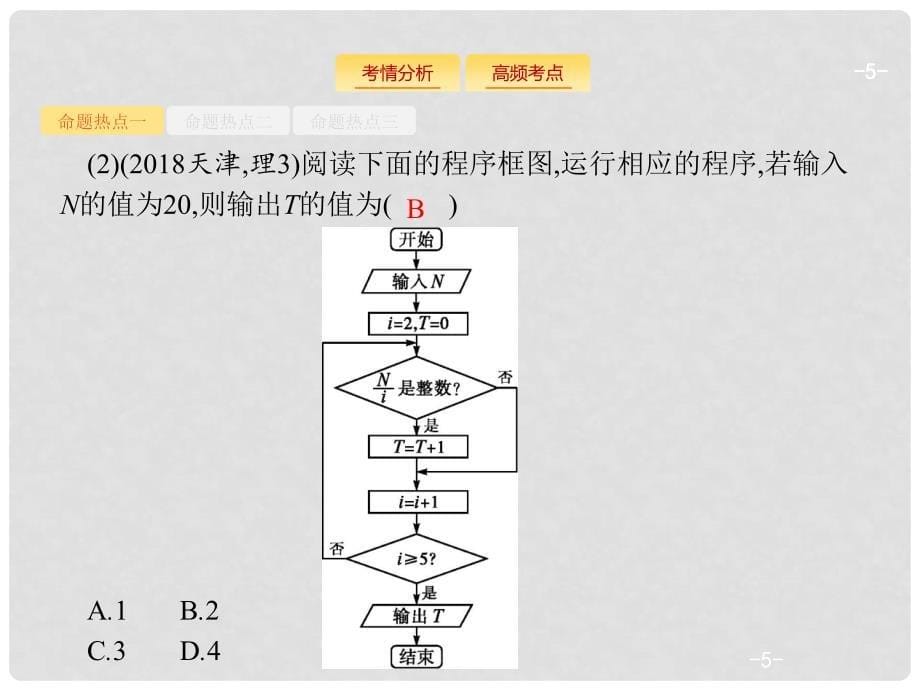 备战高考数学大二轮复习 专题一 集合、逻辑用语等 1.4 算法与推理课件 理_第5页