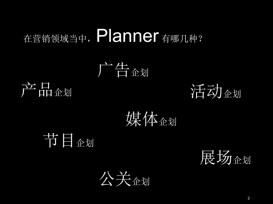 关于广告planner以及策略性思考sharePPT精选文档_第2页