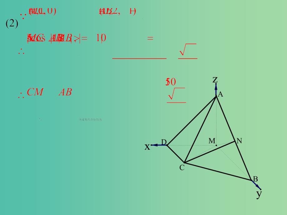 高考数学一轮复习 用立体几何中向量方法——求空间角与距离06课件.ppt_第3页