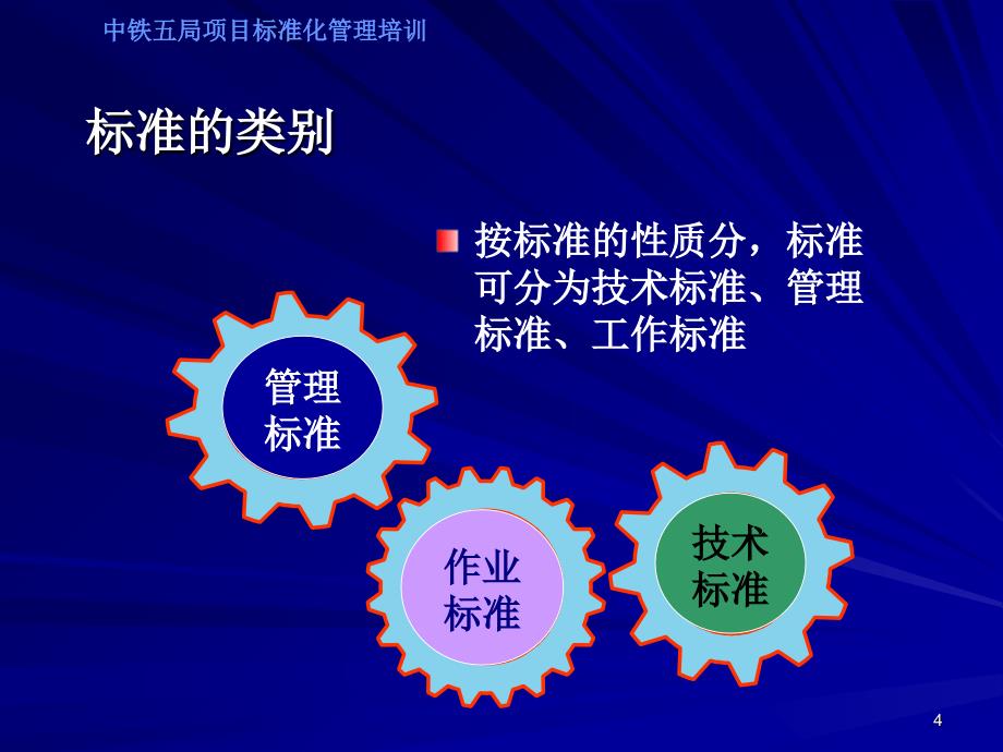 项目标准化管理基础知识培训讲义优秀课件_第4页